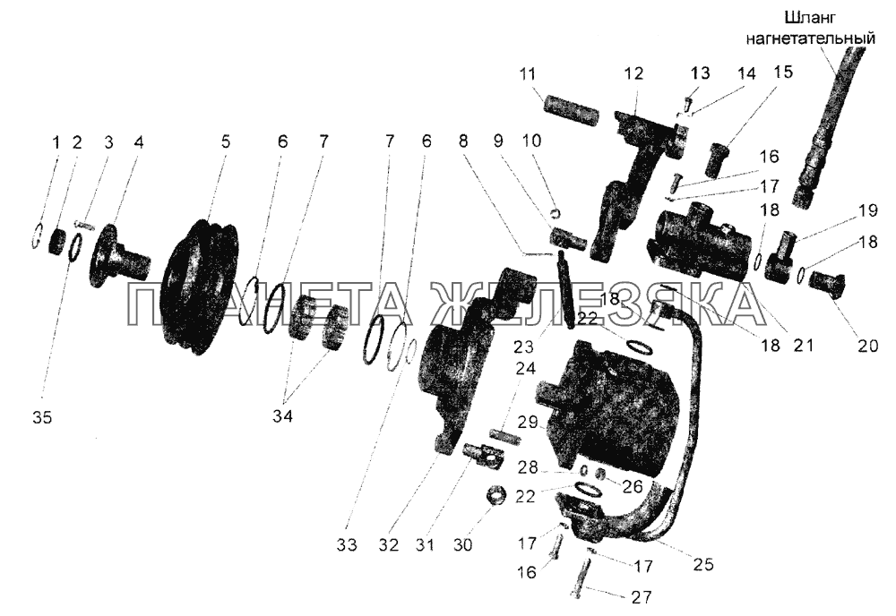 Насос (для ММЗ) МАЗ-104С